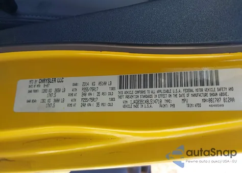 2008 Jeep Wrangler Unlimited X z USA, uszkodzony, nr VIN 1J4GB391X8L514710